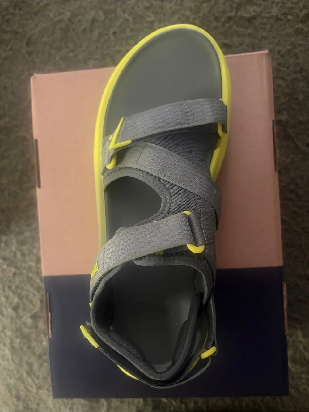 Teva Aventrail R2T Grey & Neon Yellow  Sandals